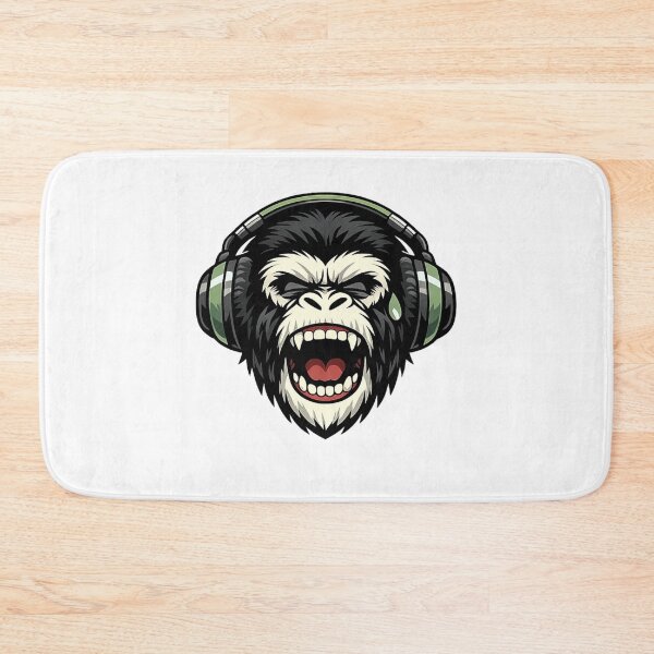Item preview, Gorilla Wearing Headphones Essential T-Shirt designed and sold by SoftSproutstu.