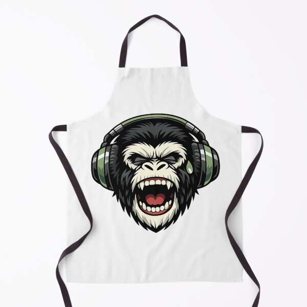 Item preview, Gorilla Wearing Headphones Essential T-Shirt designed and sold by SoftSproutstu.