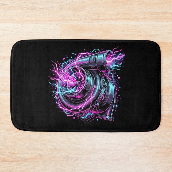 Item preview, Neon Cyberpunk Turbocharger | Boosted Street Racing Gearhead Art designed and sold by PiotrT.