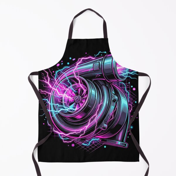 Item preview, Neon Cyberpunk Turbocharger | Boosted Street Racing Gearhead Art designed and sold by PiotrT.