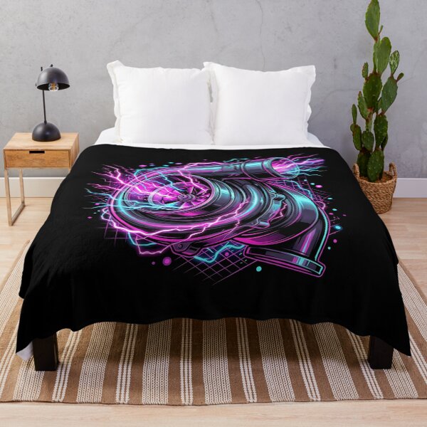 Item preview, Neon Cyberpunk Turbocharger | Boosted Street Racing Gearhead Art designed and sold by PiotrT.