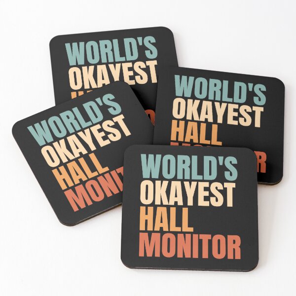 Item preview, Sarcastic School Saying Hall Monitor Funny Quote designed and sold by Dondonmart.