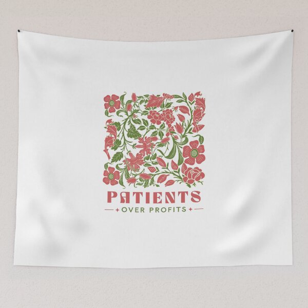 Item preview, Patients Over Profits Aesthetic Flora designed and sold by dudelinart.