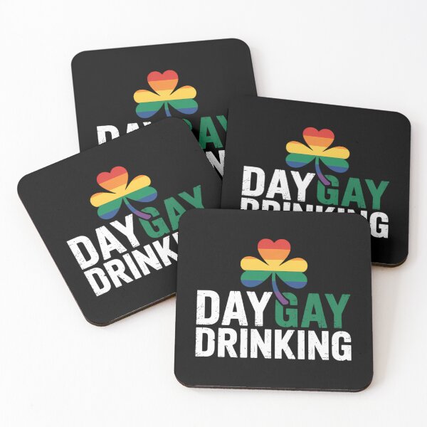 Item preview, Day Drinking LGBT Gay Pride  St. Patrick's Day designed and sold by papertaless.