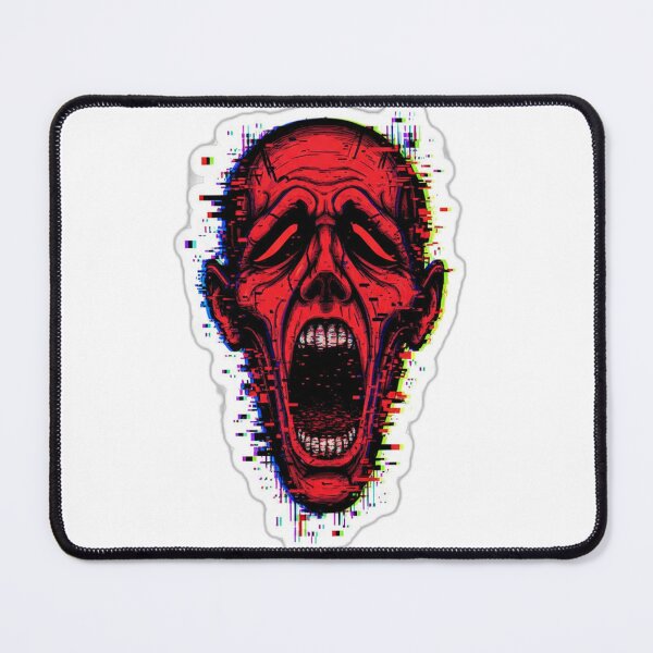 Item preview, A Glitching Screaming Face designed and sold by grandhub.