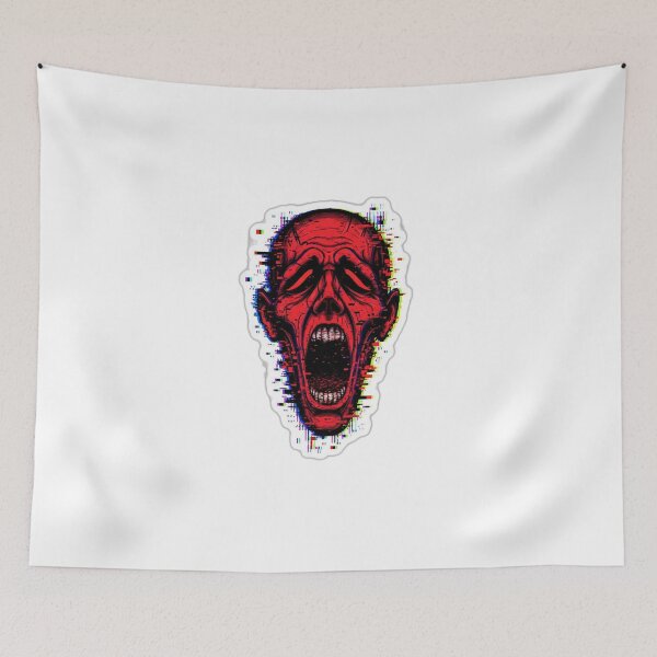 Item preview, A Glitching Screaming Face  designed and sold by grandhub.