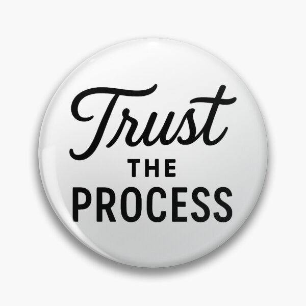 Item preview, Bold Trust The Process Motivational Quote designed and sold by The Daily Progress.