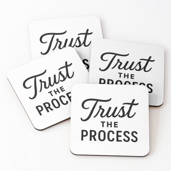 Item preview, Bold Trust The Process Motivational Quote designed and sold by "Positive Vibes & Daily Lifestyle".