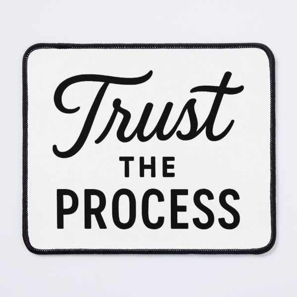 Item preview, Bold Trust The Process Motivational Quote designed and sold by The Daily Progress.