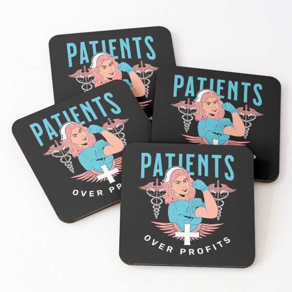 Item preview, Patients Over Profits - Strong Nurse Power designed and sold by dudelinart.