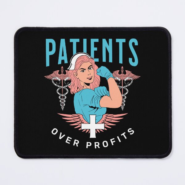 Item preview, Patients Over Profits - Strong Nurse Power designed and sold by dudelinart.
