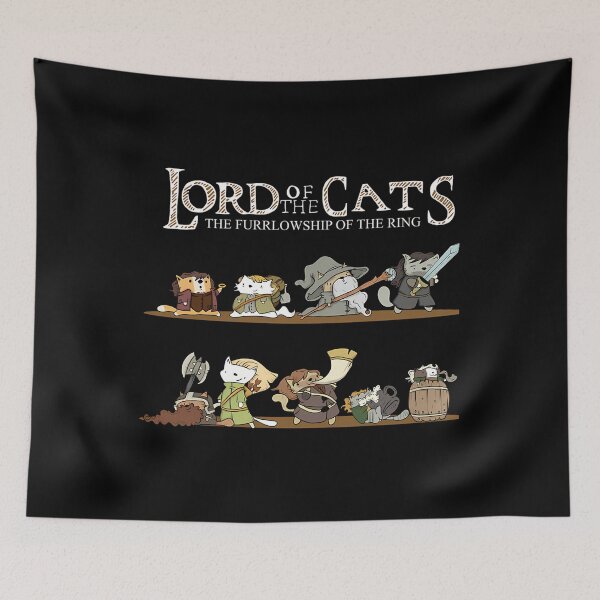 Item preview,  Lord Of The Cats  The Furllowship Of The Ring designed and sold by ADAMSPICE35.