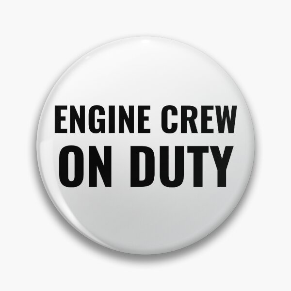 Item preview, Engine Crew On Duty (Black) designed and sold by ShipCrewNation.