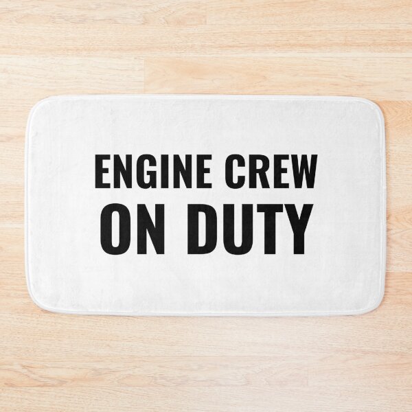 Item preview, Engine Crew On Duty (Black) designed and sold by ShipCrewNation.