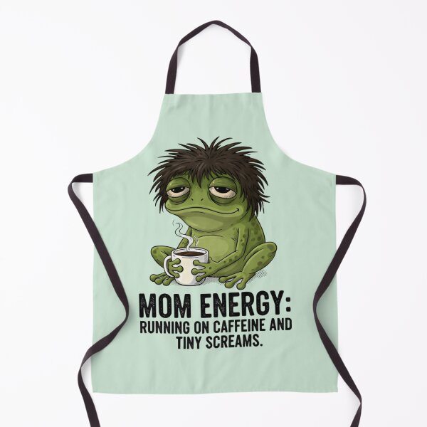Item preview, Mom Energy Frog Shirt – Running on Caffeine Meme Tee, Funny Mother’s Day Gift designed and sold by ZyxDes.