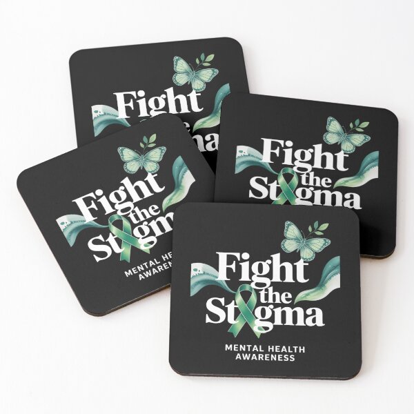 Item preview, Fight The Stigma Mental Health Awareness Motivational Support Therapy designed and sold by papertaless.