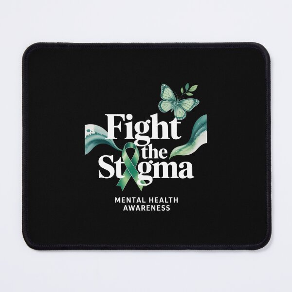 Item preview, Fight The Stigma Mental Health Awareness Motivational Support Therapy designed and sold by papertaless.