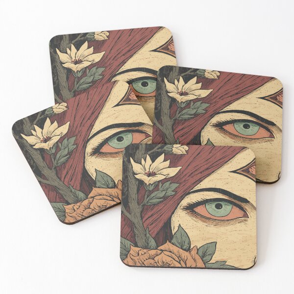 Item preview, Floral Oracle Gaze - Wiccan Imagery designed and sold by bapupa.
