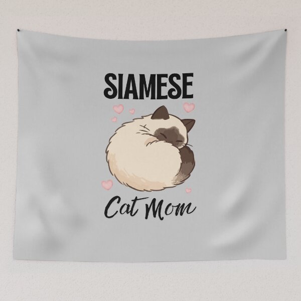 Item preview, Siamese cat mom  designed and sold by Fateh-Kro ⭐⭐⭐⭐⭐.