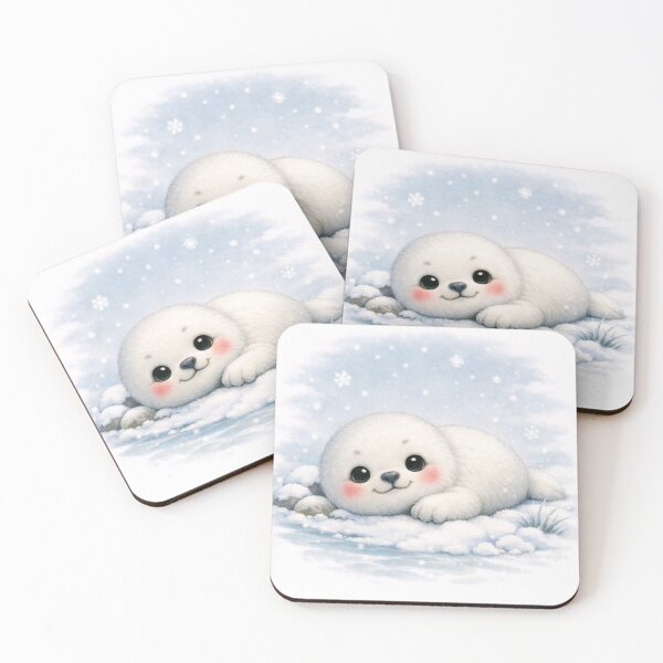 Item preview, Seal – Soft Minimalist Animal Illustration designed and sold by NytasCraftHub.