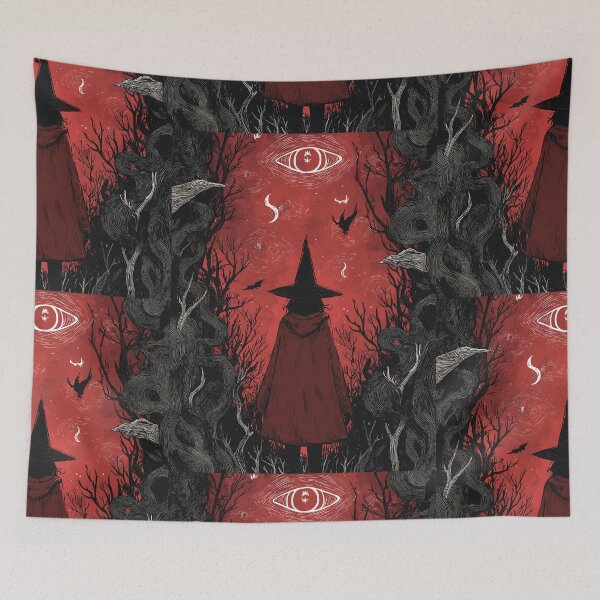 Item preview, Path of the Crimson Witch - Wiccan Imagery designed and sold by bapupa.
