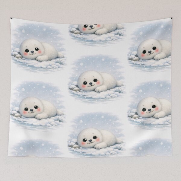 Item preview, Seal – Soft Minimalist Animal Illustration designed and sold by NytasCraftHub.