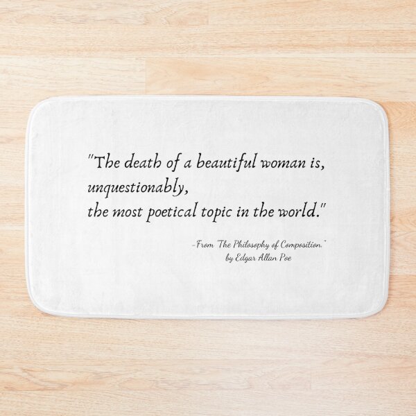 Item preview, A Quote from "The Philosophy of Composition" by Edgar Allan Poe designed and sold by Poemit.