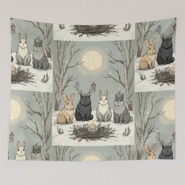 Item preview, Winter Solstice Animal Vigil - Yule Sabbat designed and sold by bapupa.