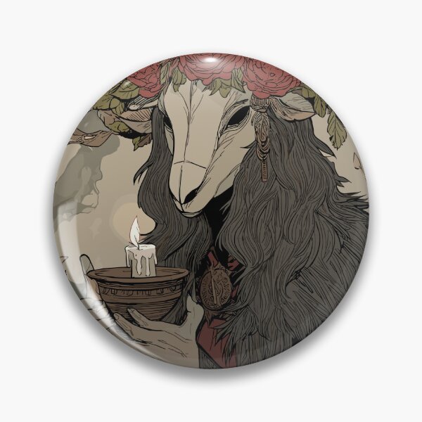 Item preview, Ram Skull Winter Offering - Yule Sabbat designed and sold by bapupa.