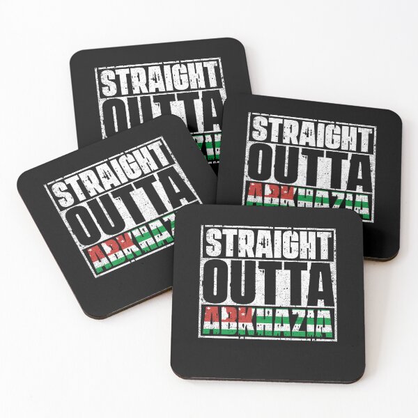 Item preview, Straight Outta Abkhazia Flag designed and sold by CosmoKitsch.