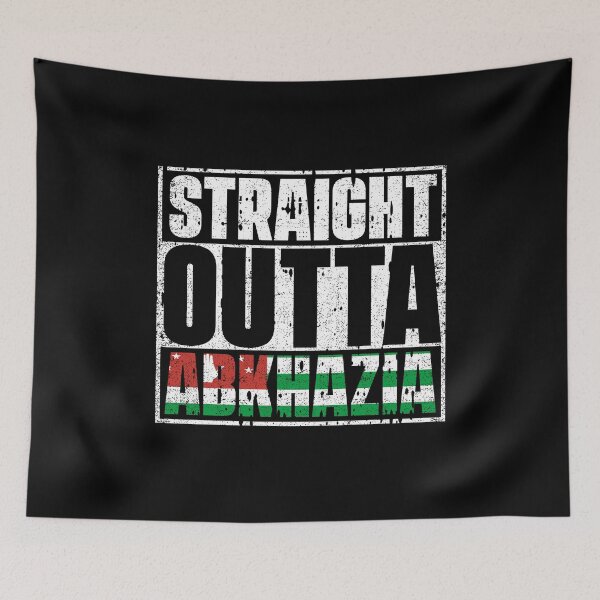 Item preview, Straight Outta Abkhazia Flag designed and sold by CosmoKitsch.