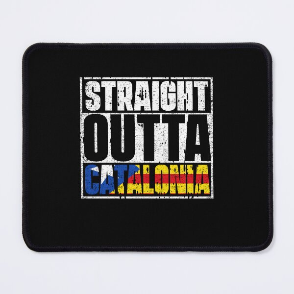 Item preview, Straight Outta Catalonia Flag designed and sold by CosmoKitsch.