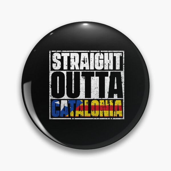 Item preview, Straight Outta Catalonia Flag designed and sold by CosmoKitsch.