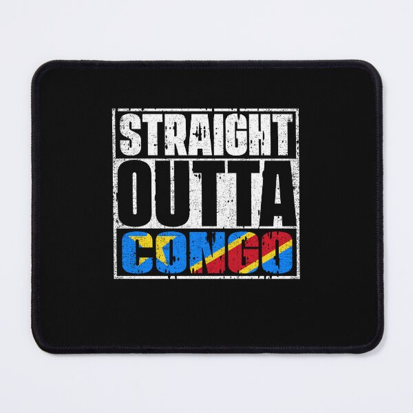 Item preview, Straight Outta Democratic Republic of the Congo Flag designed and sold by CosmoKitsch.