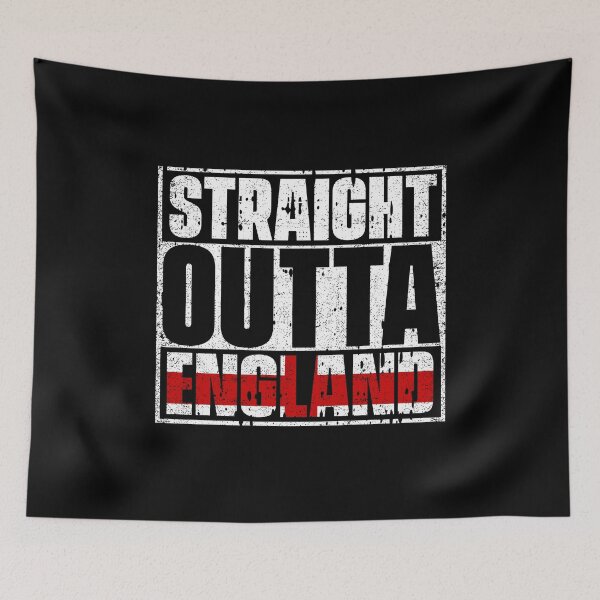 Item preview, Straight Outta England Flag designed and sold by CosmoKitsch.