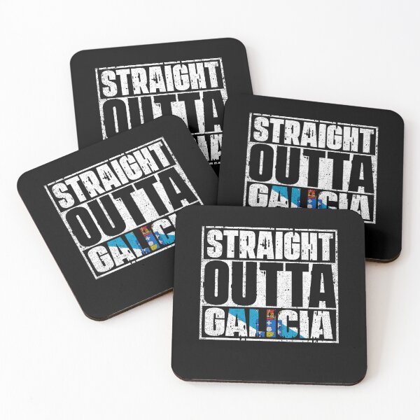 Item preview, Straight Outta Galicia Flag designed and sold by CosmoKitsch.