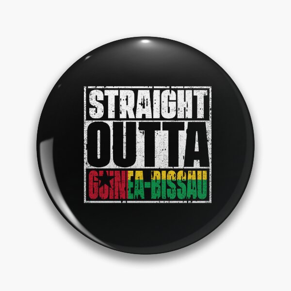 Item preview, Straight Outta Guinea-bissau Flag designed and sold by CosmoKitsch.