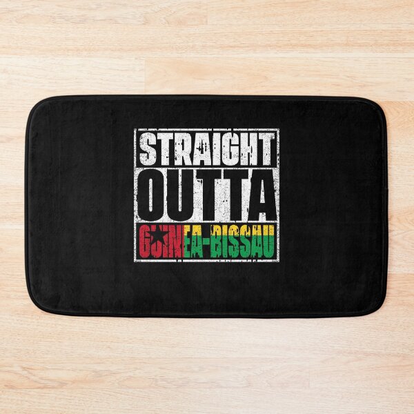 Item preview, Straight Outta Guinea-bissau Flag designed and sold by CosmoKitsch.