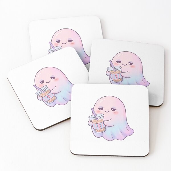 Item preview, Pastel Goth Ghost | Cute Spooky Iced Coffee Aesthetic designed and sold by OVERRIDESTUDIOS.