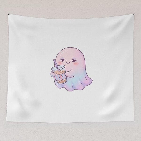 Item preview, Pastel Goth Ghost | Cute Spooky Iced Coffee Aesthetic designed and sold by OVERRIDESTUDIOS.