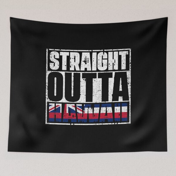 Item preview, Straight Outta Hawaii Flag designed and sold by CosmoKitsch.