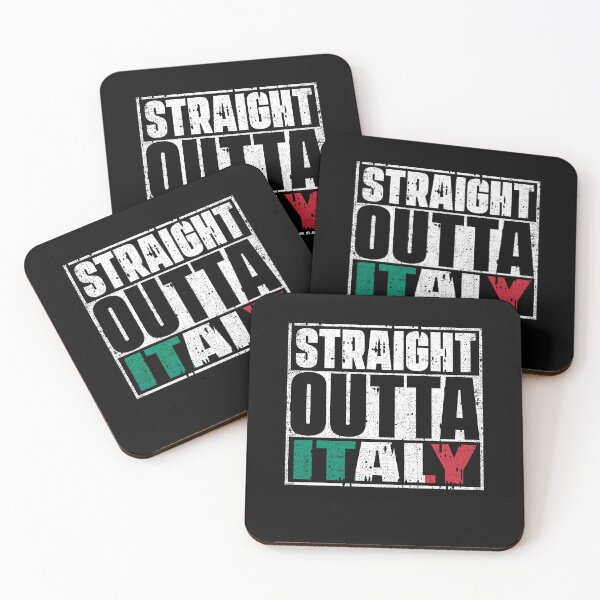 Item preview, Straight Outta Italy Flag designed and sold by CosmoKitsch.