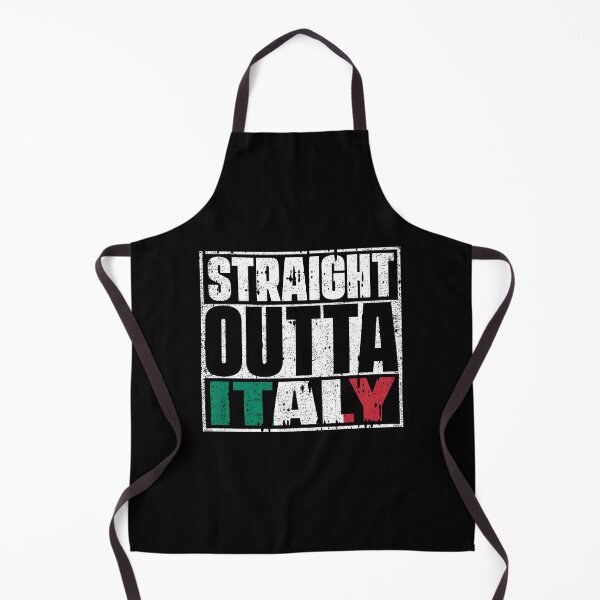Item preview, Straight Outta Italy Flag designed and sold by CosmoKitsch.