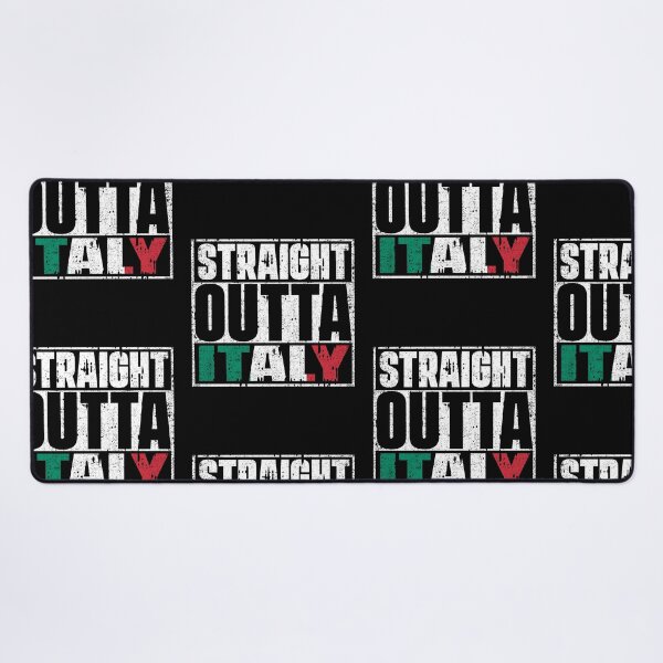 Item preview, Straight Outta Italy Flag designed and sold by CosmoKitsch.