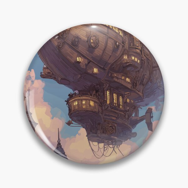 Artikelvorschau, Viktorianischer Steampunk-Zeppelinflug - Steampunk-Luftschiff entworfen und verkauft von bapupa.