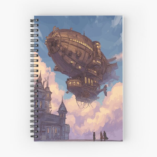 Item preview, Victorian Steampunk Zeppelin Flight - Steampunk Airship designed and sold by bapupa.
