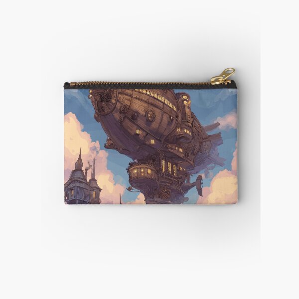 Item preview, Victorian Steampunk Zeppelin Flight - Steampunk Airship designed and sold by bapupa.
