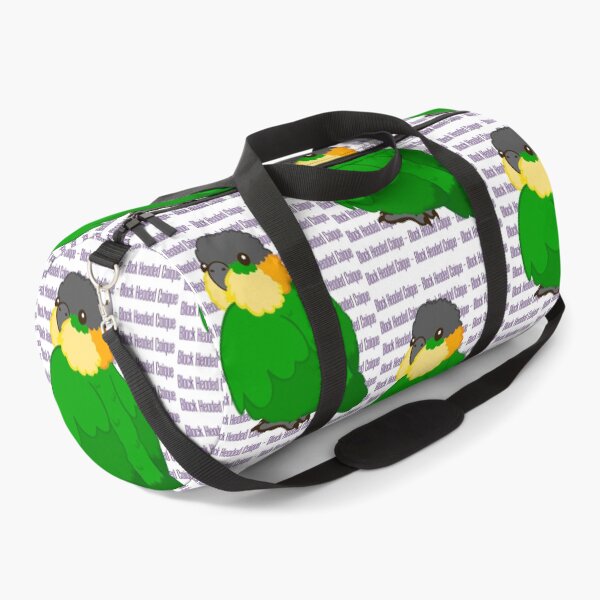 Item preview, Cute Black Headed Caique Parrot with Text designed and sold by causebirbs.