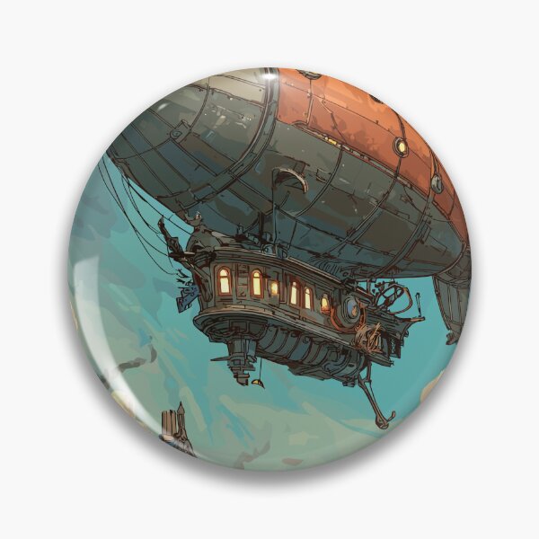 Artikelvorschau, Industrieller Steampunk-Himmelskreuzer – Steampunk-Luftschiff entworfen und verkauft von bapupa.