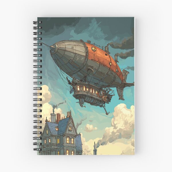Item preview, Industrial Steampunk Sky Cruiser - Steampunk Airship designed and sold by bapupa.
